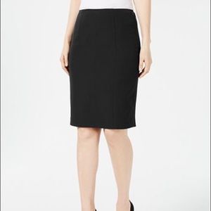 Kasper Black Pencil Skirt 4P